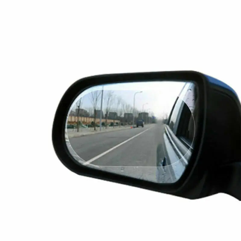 2 Pcs Car Rainproof Clear Film - Rearview Mirror Protective Anti-Fog Waterproof Film Auto Sticker Accessories (100x145mm)