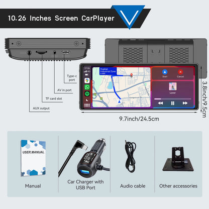 Universal 10.25-inch Double DIN Car Multimedia System