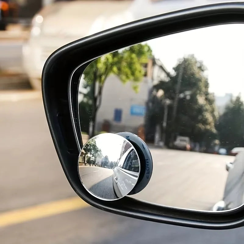 Adjustable Small Round Car Blind Spot Rearview Convex Mirror